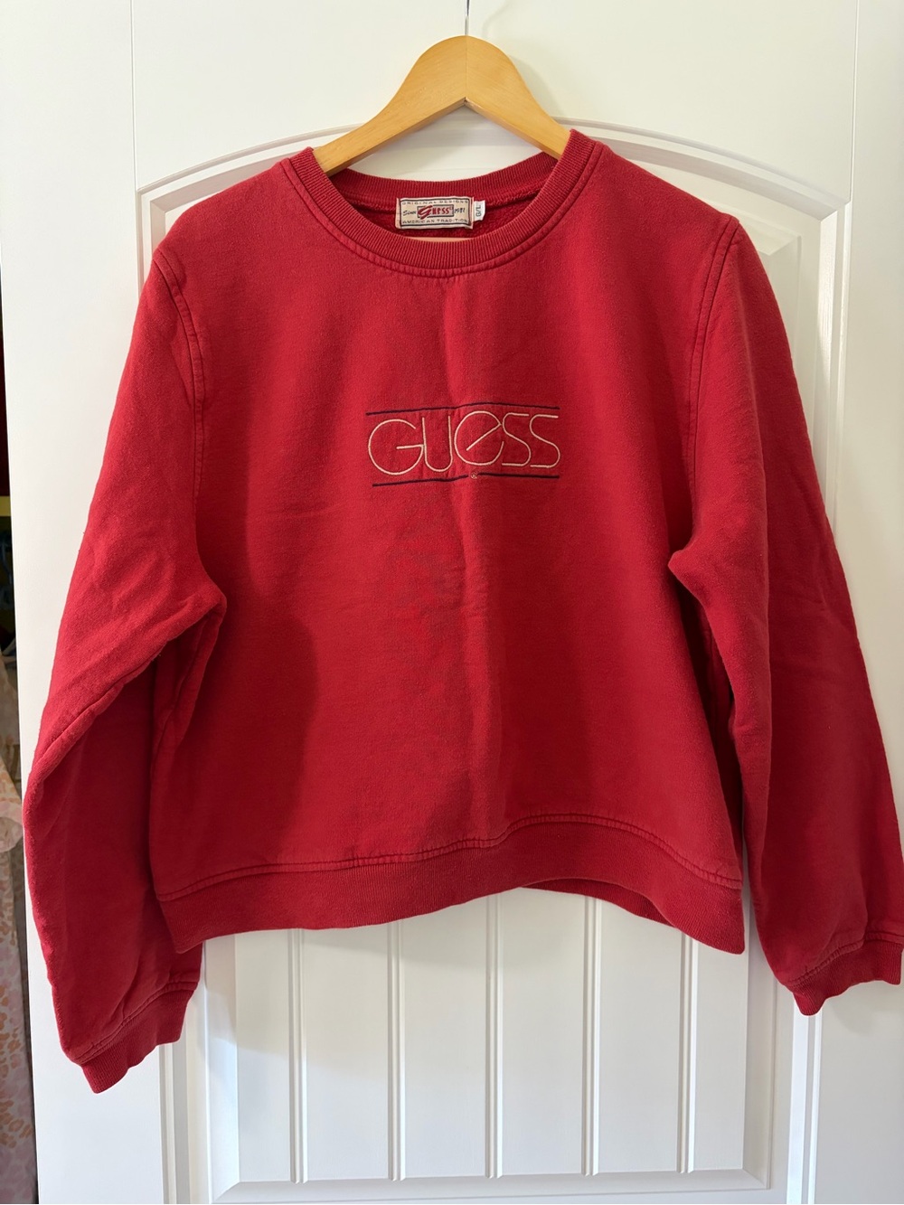 Vintage 1990โs Guess Cropped Sweatshirt